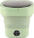 Foldable Portable Washing Machine, Mini Washer 6.5L Large Capacity, Soft Spin Drying, Green, for Home, Camping,