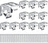 Jetec 6 Pieces Mini Blind Brackets for Window Blinds, with Screws