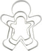 3 Piece Gingerbread Man Cookie Cutter Set - Christmas Shape Cookie Cutters Molds, 2.2 Inch, 3 Inch, 4.5 Inch