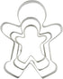 3 Piece Gingerbread Man Cookie Cutter Set - Christmas Shape Cookie Cutters Molds, 2.2 Inch, 3 Inch, 4.5 Inch