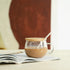 TREEWOO GOOD MORNING Clear Mug For Coffee Dessert Milk Tea Yogurt Round Glass Cup Handgrip Drinkware With Bamboo Lid