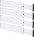 Bamboo Drawer Dividers Organizers, 4-Pack - Adjustable Drawer Divider for Kitchen, Clothes, Bathroom, Office, White