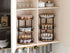 Set 2 3-Tier Countertop, SR23L2BR YATINEY Spice Rack, of Lazy Susan Organizer, Turntable Organizer For Cabinet, Compact