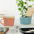 Countertop 16 oz Zero Japan Bee House Premium Salt Box with Hinoki Lid - Container for Sea Salt, and Spices - Elegant