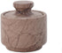 Marinara 3" x 3" Marble Salt Cellar with Lid 3.5oz, Herb Pot & Candy Bowl, Decorative Container for Kitchen
