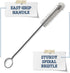 Clean Your 3 Piece Airlock and Bungs: Airlock Brush for Beer, Wine, Mead, Cider, and More