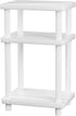 DALEMHOME 3 Solid Wood Tier End Table, Side Table Sofa Couch Table for Living Room, Night Stand Storage Shelf