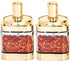 Glass Condiment Spice Jars, 2PC Container with Lids and Spoons, Best Spice Jar Set for Home Kitchen