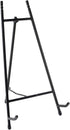 Red Co. 13” Tall Modern Metal Tripod Plate Stand and Art Holder Easel, Black