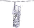 GL42589 10.5 Sterno Home LED Battery-Operated Clip String Lights, Feet, Warm White Cord