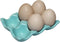 Bealuffe Ceramic Egg Holder Egg Tray Porcelain Fresh Egg Holder for Fridge Countertop