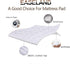 EASELAND Twin XL Mattress Pad, Pillow Top Quilted Fitted Cover, Extra Long Cotton Top, 39x80 Inches