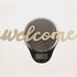 PRETYZOOM 10pcs Farmhouse Welcome Sign Cutout, Unfinished Letter Sign DIY Block Words for Home Wedding