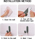 Ducige Office(6 Adhesive Hooks Utility Wall Hooks Key Hooks for Wall Decorative Key Holder Rack Self Adhesive Wall
