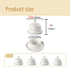 jinsongdafa Countertop, Set 4, 3.5 inch Butter Dish with Lid, Suitable for of Ceramic Butter Tray with Handle Lid