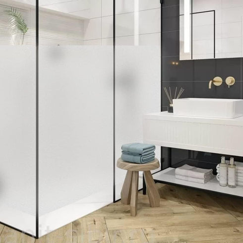 DIFIT Window Privacy Film, Frosted Glass Static Cling Window Film for Bathroom, Office, Living Room