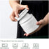 DOWAN French Butter Dish for Countertop, Ceramic Keeper with Lid and Waterline, Housewarming Gift, White
