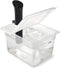 EVERIE Sous Vide Container 12 Quart EVC-12 with Collapsible Hinged Lid, Compatible with Anova Nano or AN500-US00 or