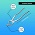 Stainless Steel Tongs/Utensil Holder with Handle, Smart Kitchen Tool for Cooking