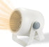 Portable Small Space Heater, Fast Heating Ceramic 1000W Mini Heater with Fan Modes for Indoor Use, White