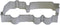 Dress My Cupcake Fire Truck Cookie Cutter, 5-Inch, Set of 12