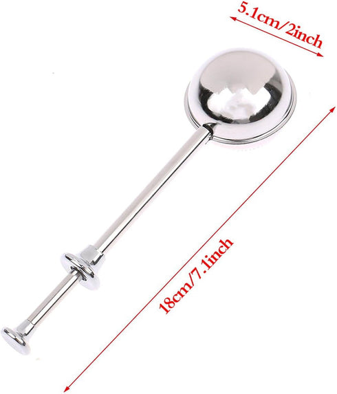 304 Stainless Steel Flour Powder Filter Spoon, Baker Dusting Wand for Sugar, Flour, Spices, Sourdough Baking Supplies