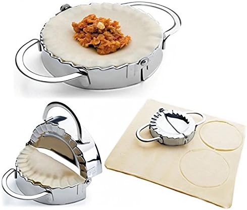 New Stainless Steel Ravioli Mould, Dumpling Maker Mold Wrapper for Kitchen Gadgets (S 3inch)