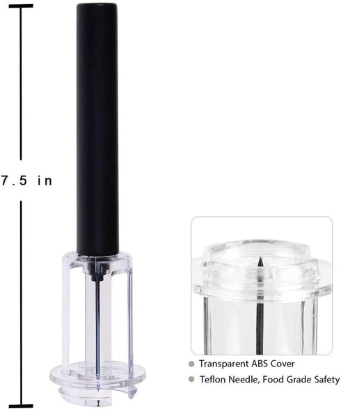 Simple Wine Opener with Foil Cutter, Air Pressure Pump Cork Remover, Perfect Gifts for Wine Lovers