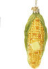 Noble Gems 4.5 Inch Corn on The Cob Glass Christmas Tree Ornament NB1281 New