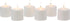 Stonebriar Unscented White Tall Pillar Candles, 18 Hour Burning, 3" X 3", 6 Count for Decor