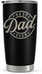 SANDJEST Best Dad Ever Tumbler with Lid - 20oz Insulated Stainless Steel