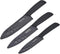 Professional Kitchen Ceramic Knife Set with Sheaths, Super Sharp Rust Proof Stain Resistant (6" Chef, 5" Utility, 4"