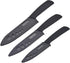 Professional Kitchen Ceramic Knife Set with Sheaths, Super Sharp Rust Proof Stain Resistant (6" Chef, 5" Utility, 4"