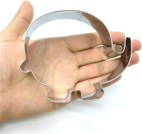 LILIAO Cute Elephant Cookie Cutter - 4 x 3.3 inches, Stainless Steel for Baby Shower