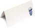 Nancy Nikko Place Cards, Blue and White Ginger Jar with White Flowers, Table Tent Style, 50 Pack