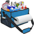 Amerbro 600D Large Grill Caddy with Paper Towel Holder - BBQ Caddy Organizer for Utensil, Condiment - Easy Carry Picnic
