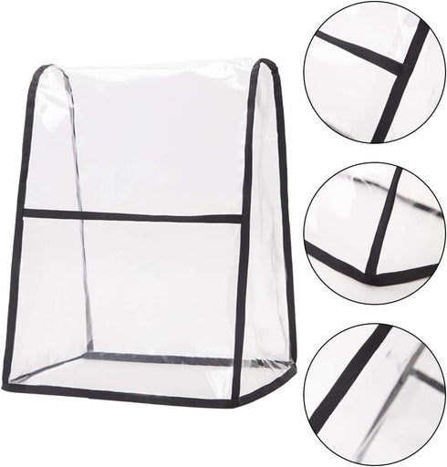Clear Stand Mixer Cover, Kitchen Aid Mixer Covers for Kitchenaid Hamilton Mixers, Fits 5-8 Quart Models (Transparent)