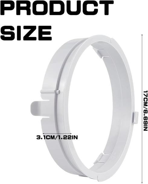 Air Conditioner Exhaust Hose Connector, ABS Adjustable Duct Interface Fitting Adapter