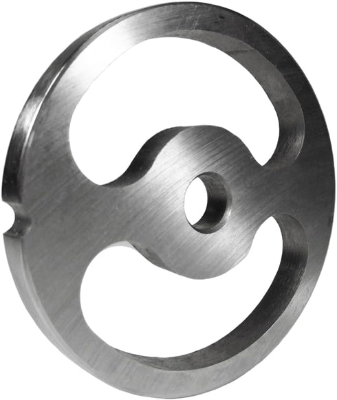 #22 Kidney Sausage Stuffing Plate for Hobart, LEM, Cabelas, TorRey MTN Meat Grinder, Stainless Steel by Smokehouse Chef