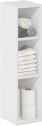 Furinno Fulda Book Shelf, 3-Tier Narrow Bookshelf, Bookcase with 8-in Width Storage