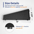 12" 304 Corner Shower Shelf, Matte Black Trapezoid Grout in Shampoo Shelf, Stainless Steel Grid Design Recessed