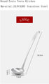 Tenta Kitchen 2oz/56ml Stainless Steel Small Soup Ladle Spoon - One-piece Professional Ladle with Hook