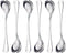 Mini Coffee Spoon Set of 6, 4.9-Inch 18/10 Stainless Steel Heart Shaped Dessert Spoons, Cute Stirring Spoon for Tea