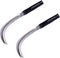 YARNOW 2Pcs Steel Willow Leaf Sickle, Fierce Farming Weeder, Gardening Hand Tool for Harvesting Grass and Weeding