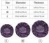 Kelendle Purple,19.69 inches Round Floor Pillow Cover Tatami Floor Cushion Cover Straw Japanese Futon Cover Meditation