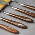 Cake Cream Spatula Set - 5 Pieces Stainless Steel Frosting Baking Pastry Tool for Decorating