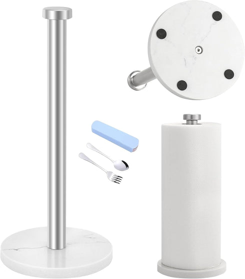 GWGTHZ Standing Paper Towel Holder, Kitchen Paper Towel Roll Holder- for Bathroom Kitchen