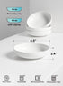 45 oz, Set 8.5 Inch, Set 4, LE TAUCI Pasta Bowls Salad Bowls for Serving Soup, Pasta, Noodle, Dinner, Large Kitchen