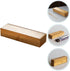 Flatware Wood Tray with Lid, Bamboo Kitchen Cutlery Drawer Organizer, Silverware Storage Container for Tableware