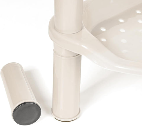 4 13.5X 10 33.5 Inches, 4 Tier Shower Caddies, Organizer Shelf Corner, Plastic Shower Rack Stands for Bathroom, Storage